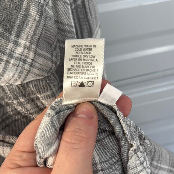 Cloth & Stone Gray Plaid Dress - Picture 6 of 7